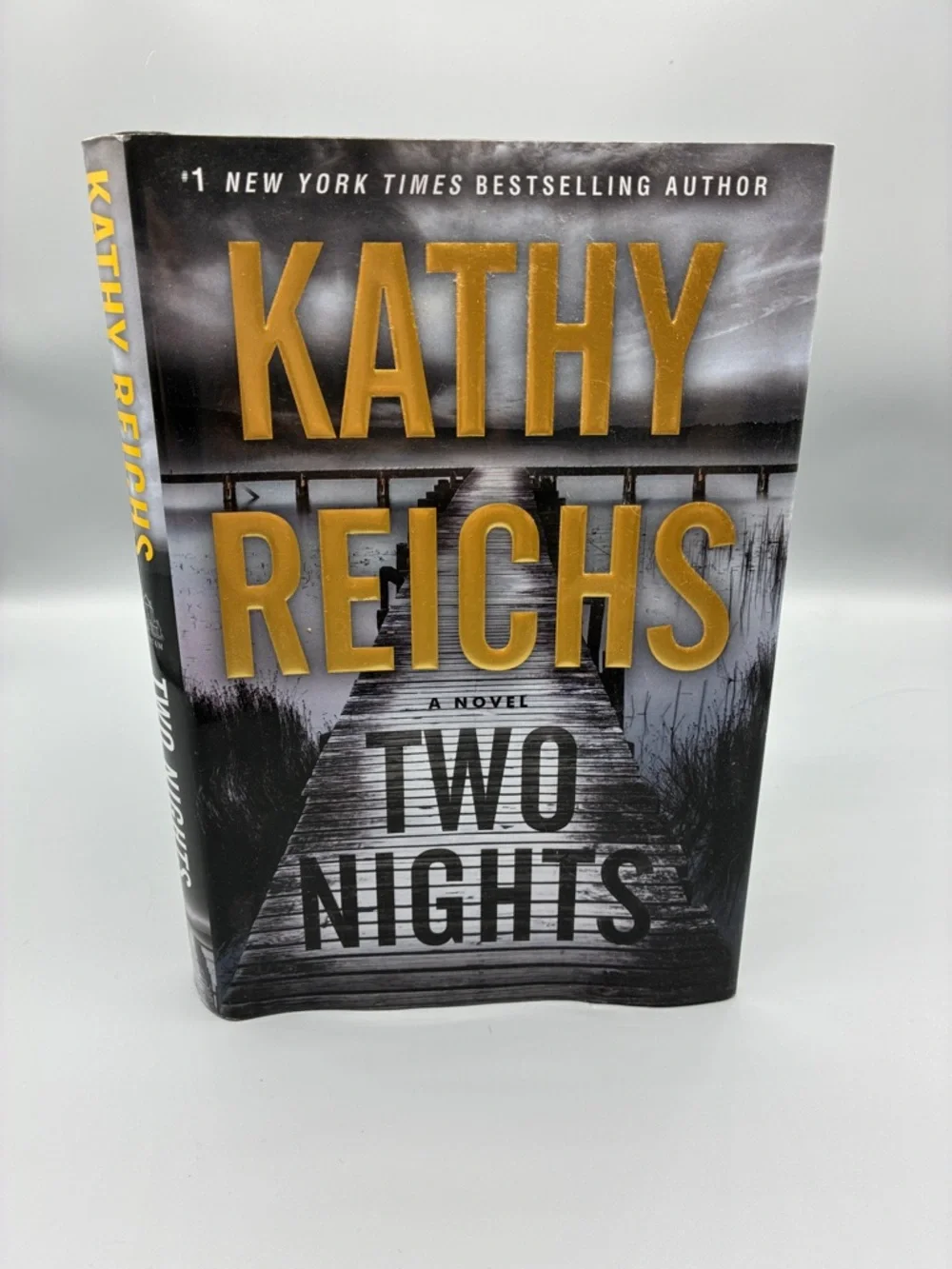 Kathy Reichs Two Nights - Hardcover Novel in Black and Gold